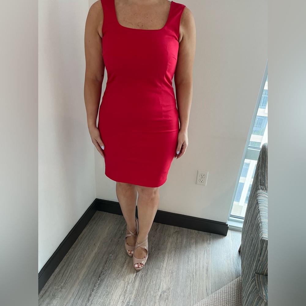 BEST COLLECTION Chic Formal Sleeveles Red Dress Size M